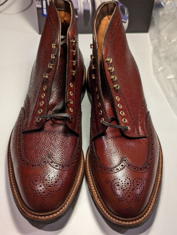 Alden D9838HC Brown Scotch Grain Wing Tip Boot | Alden Model Project