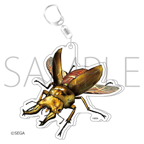 甲虫王者ムシキング アクリルキーホルダー オウゴンオニクワガタ