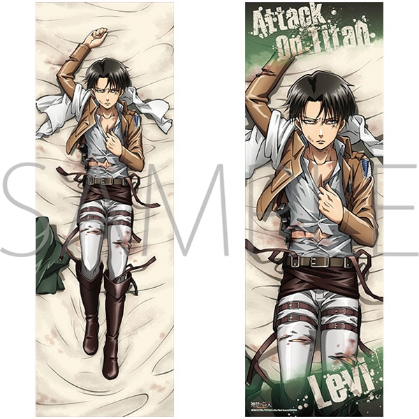 進撃の巨人 抱き枕カバー B：リヴァイ【受注生産商品】: キャラグッズ