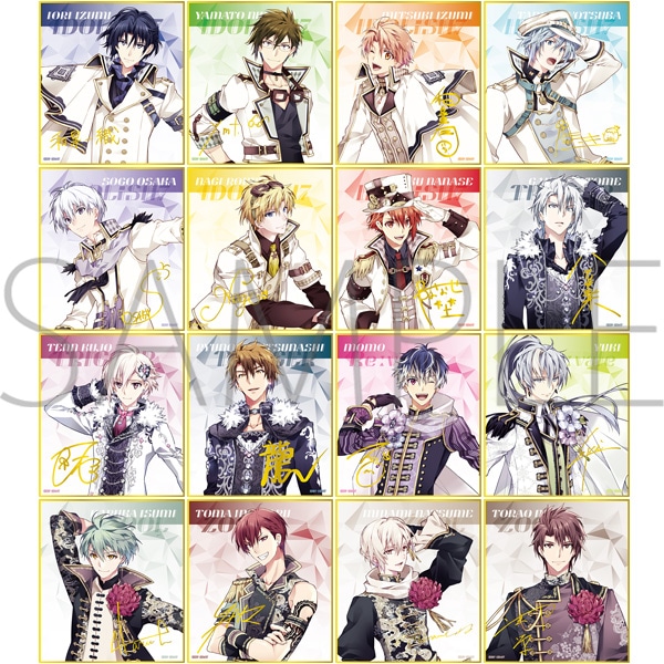 アイドリッシュセブン（原作版） ミニ色紙コレクション BLACK or WHITE