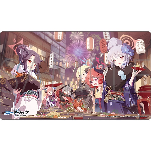 ブルーアーカイブ マルチプレイマット 喰積の 前にいささか ～一番勝負