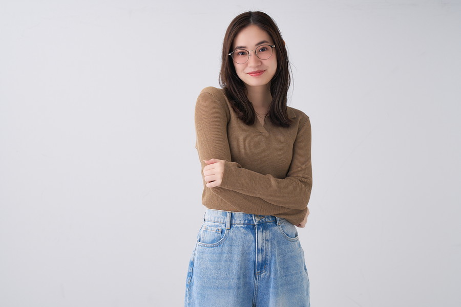 目元に華やかさをプラスするメタルフレーム/CLASSIC[中顔面短縮みえ