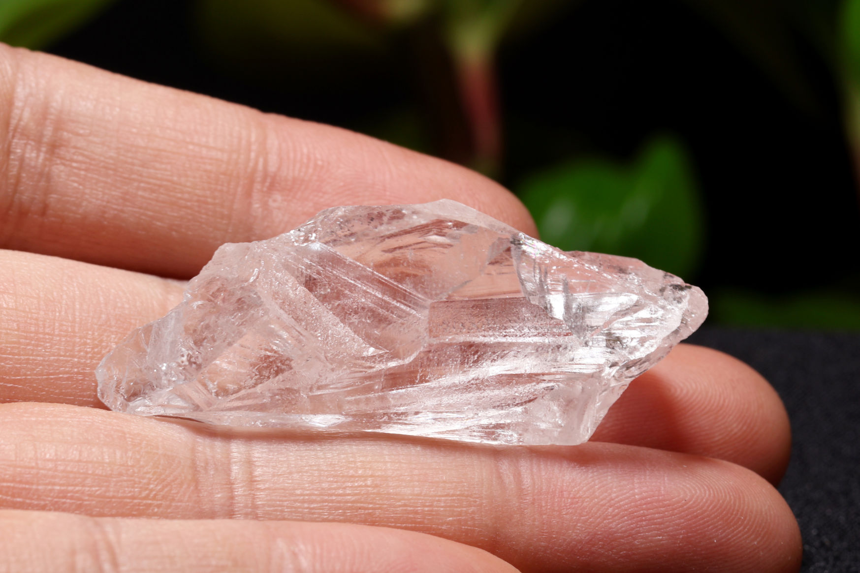 一点物】レムリアンシードクリスタル原石｜成長線が刻まれた高波動の