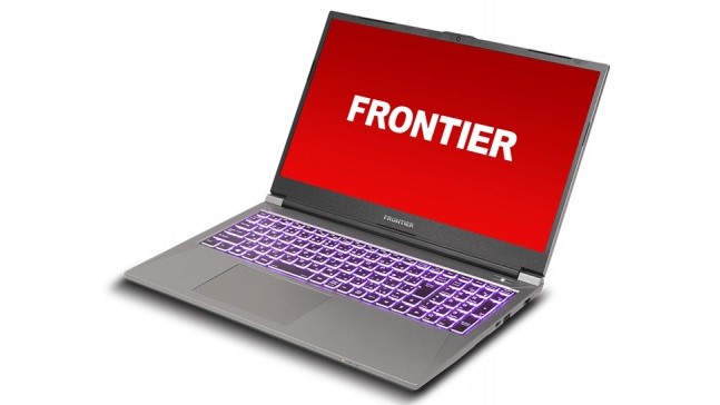 FRONTIERがCore i7-12700HとGeForce RTX 3050を搭載した15.6型ノートPC