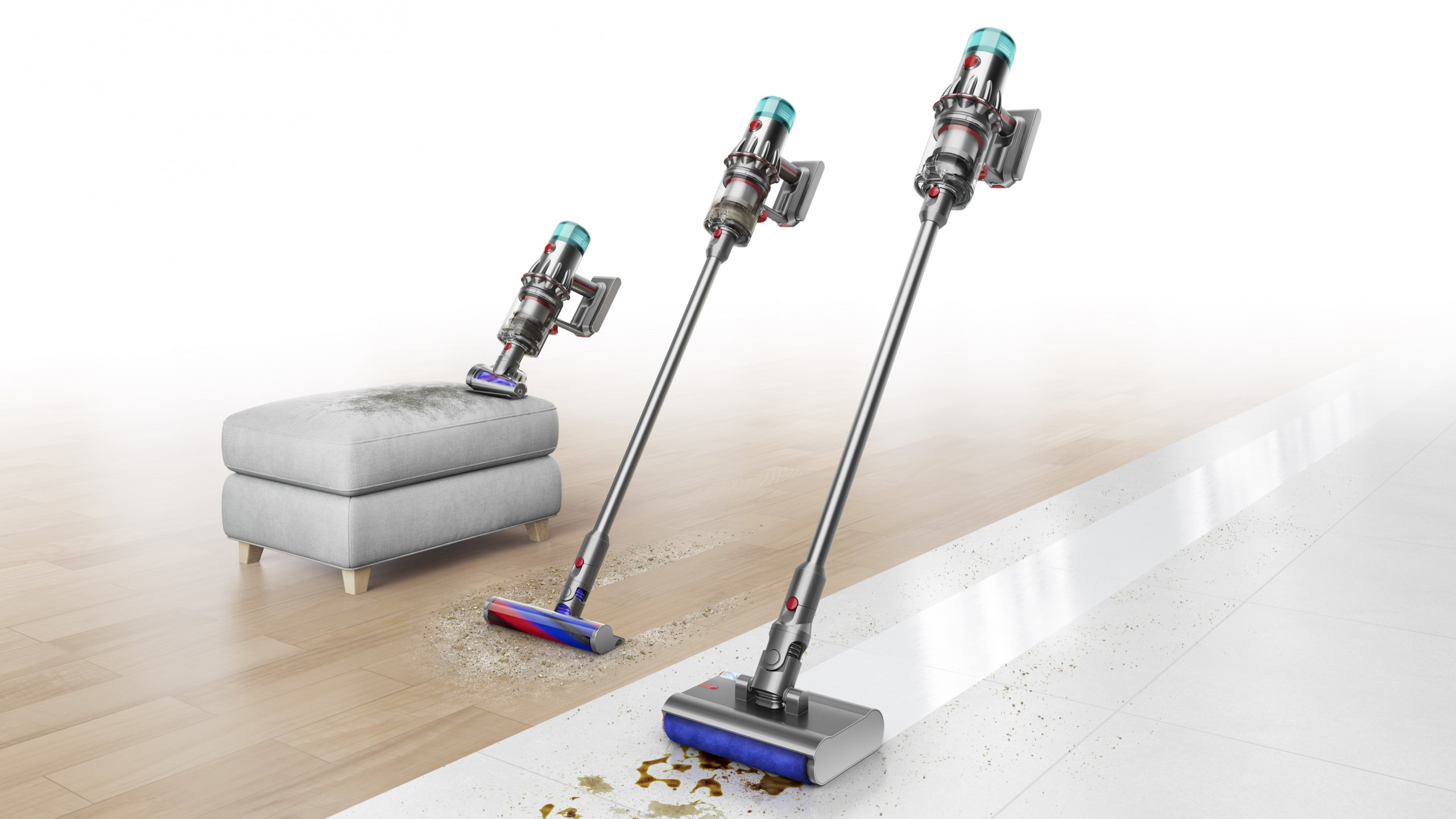 ダイソンの水拭き可能なコードレススティック掃除機「Submarine」に