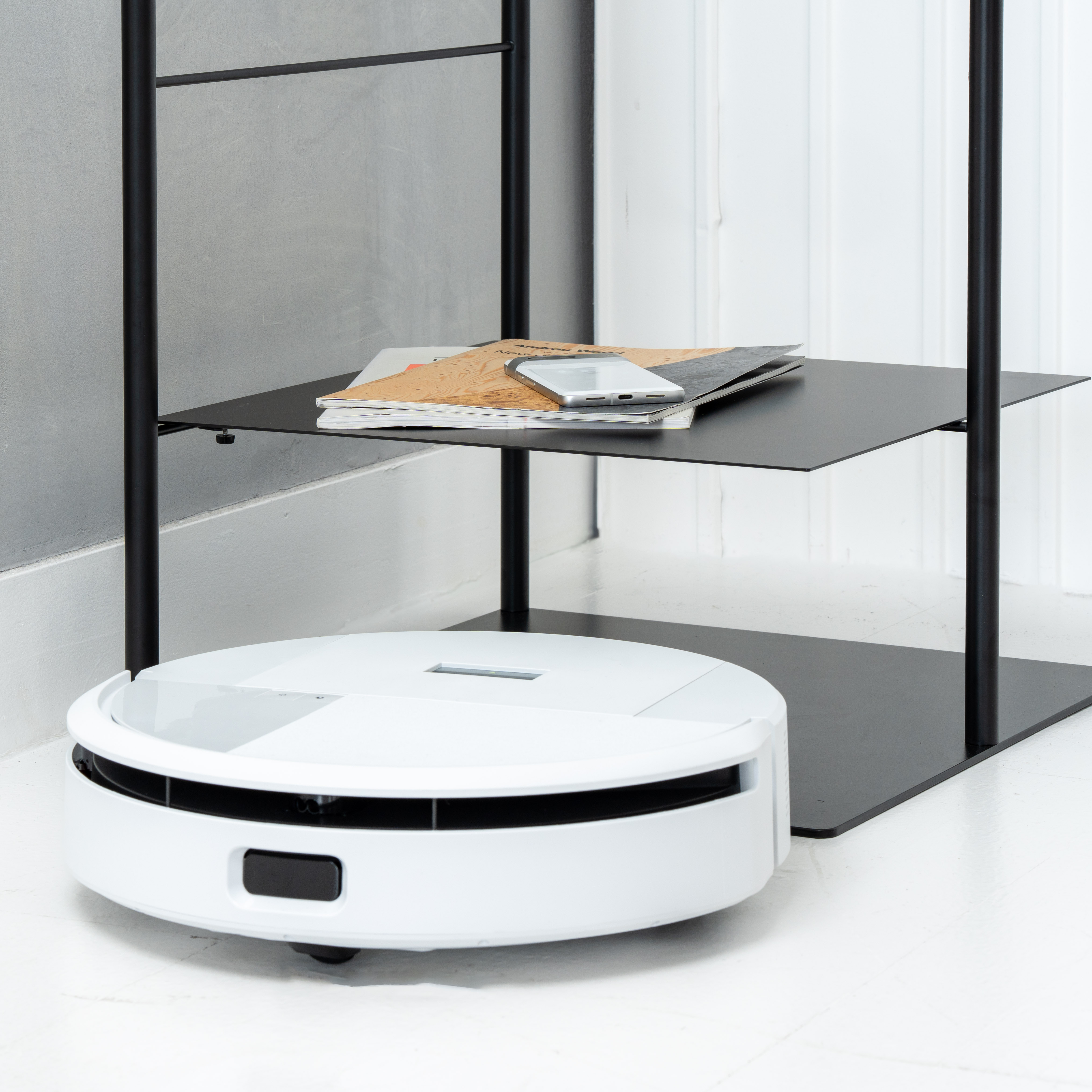 ロボット掃除機の置き場所問題を、スペパカグ※で解決！ 基地とラックの