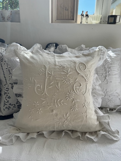 リネンクッションカバー | フランスアンティークショップディフェランス