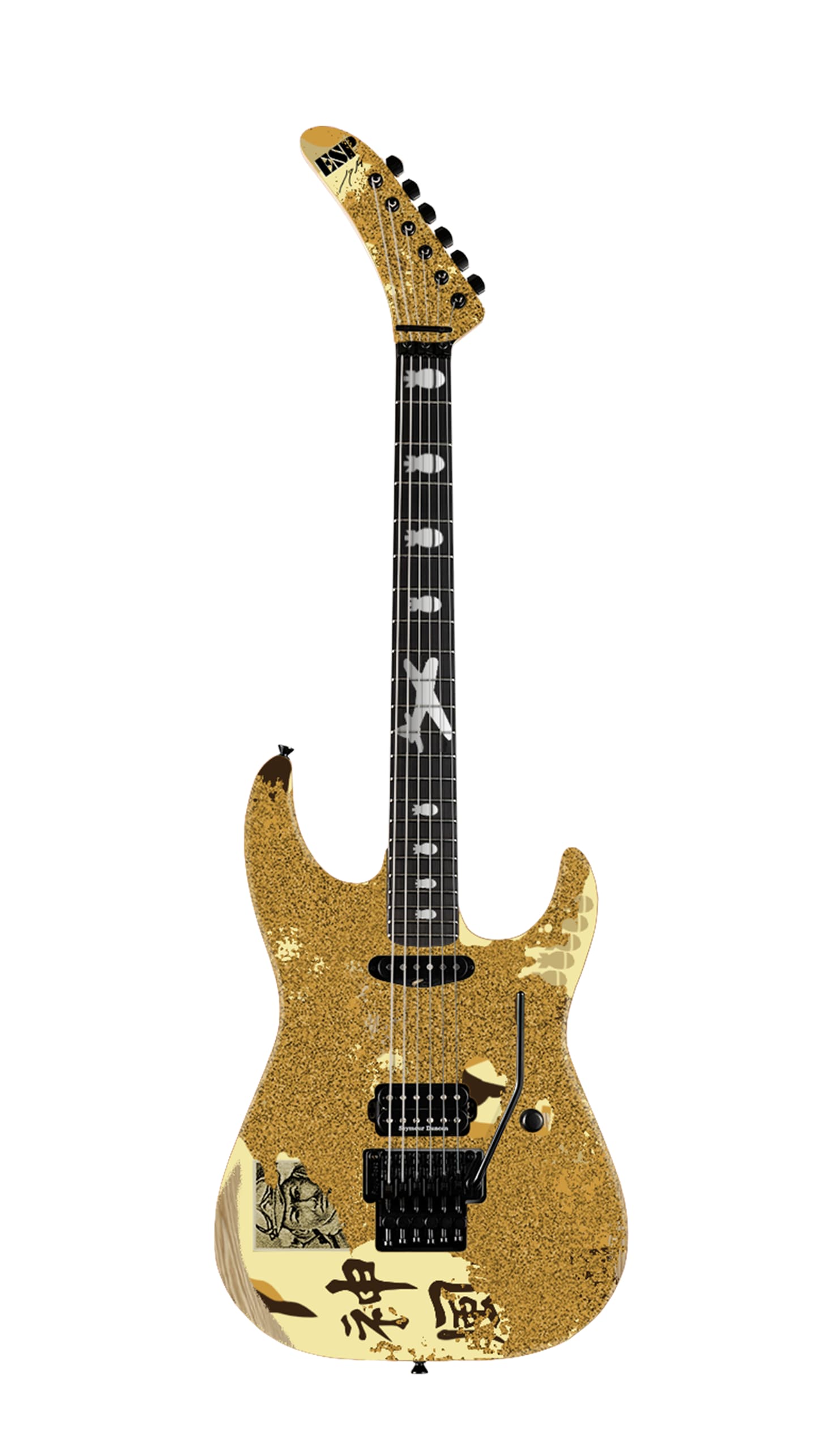 Pre-Order) ESP Custom Shop George Lynch - Aztec Gold Sparkle