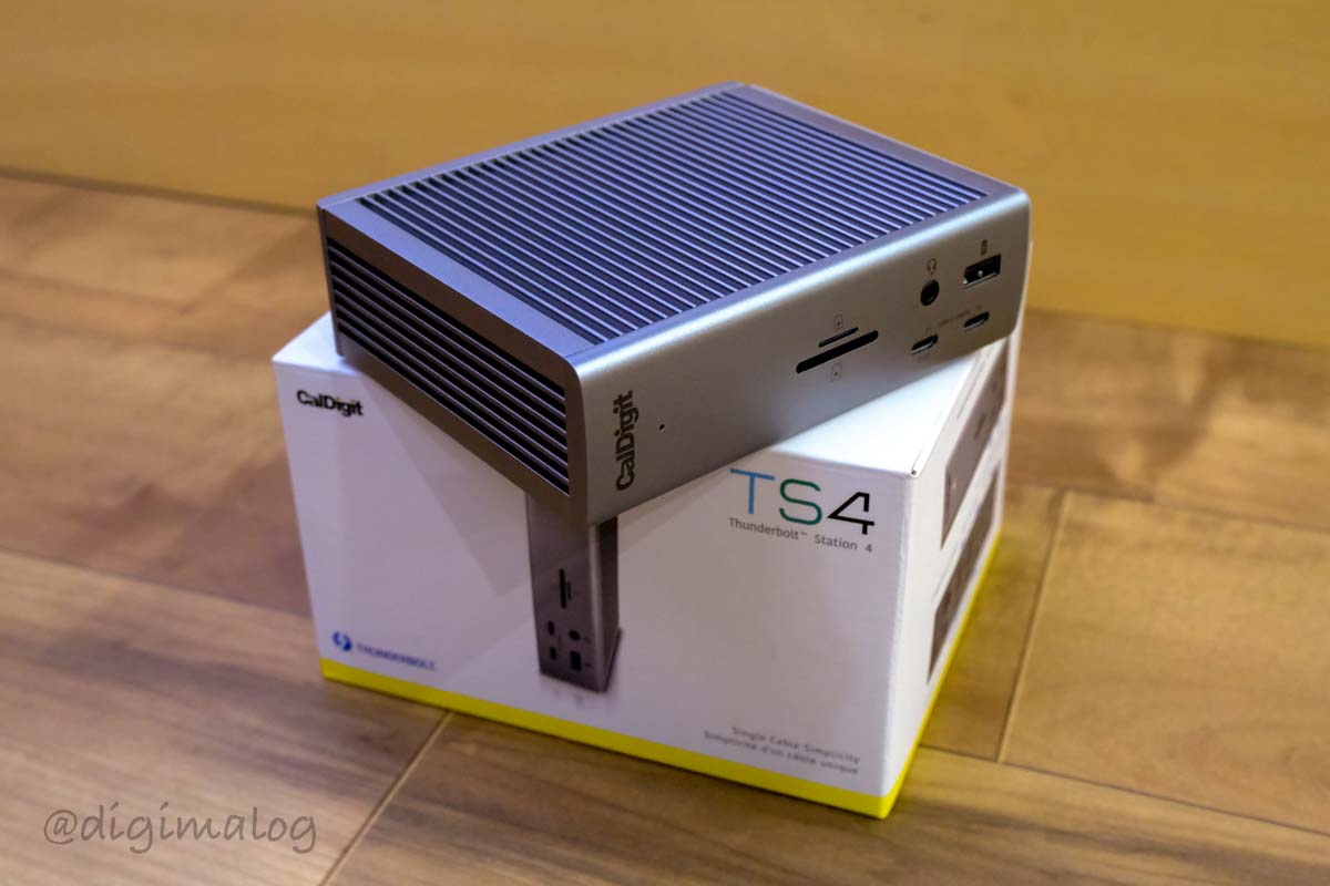 CalDigit TS4は最高のThunderbolt 4ドック！M1/M2/M3 MacBookにもおすすめ