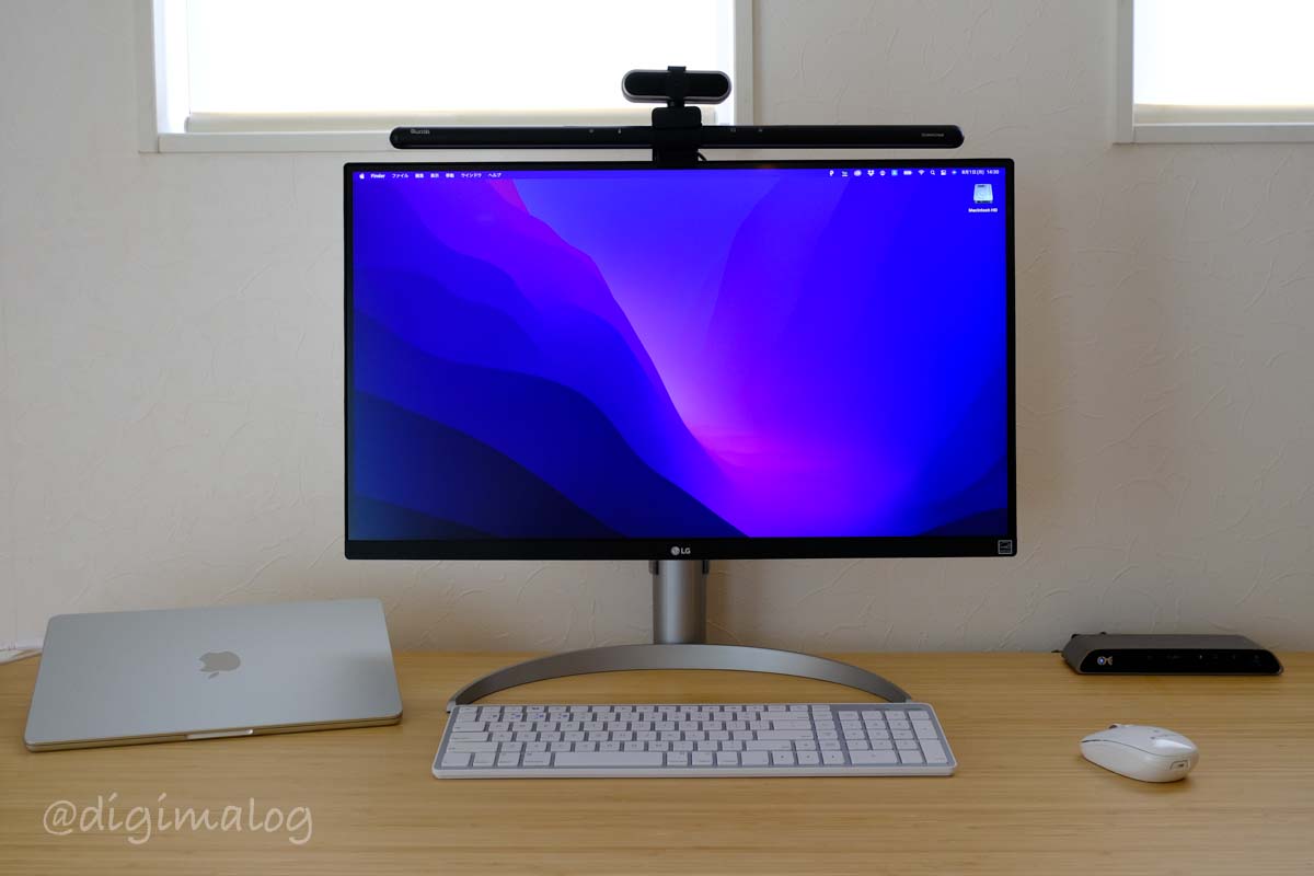 LG 27UP850はUSB-C1本で接続と充電ができる4K60Hzモニター｜MacBook