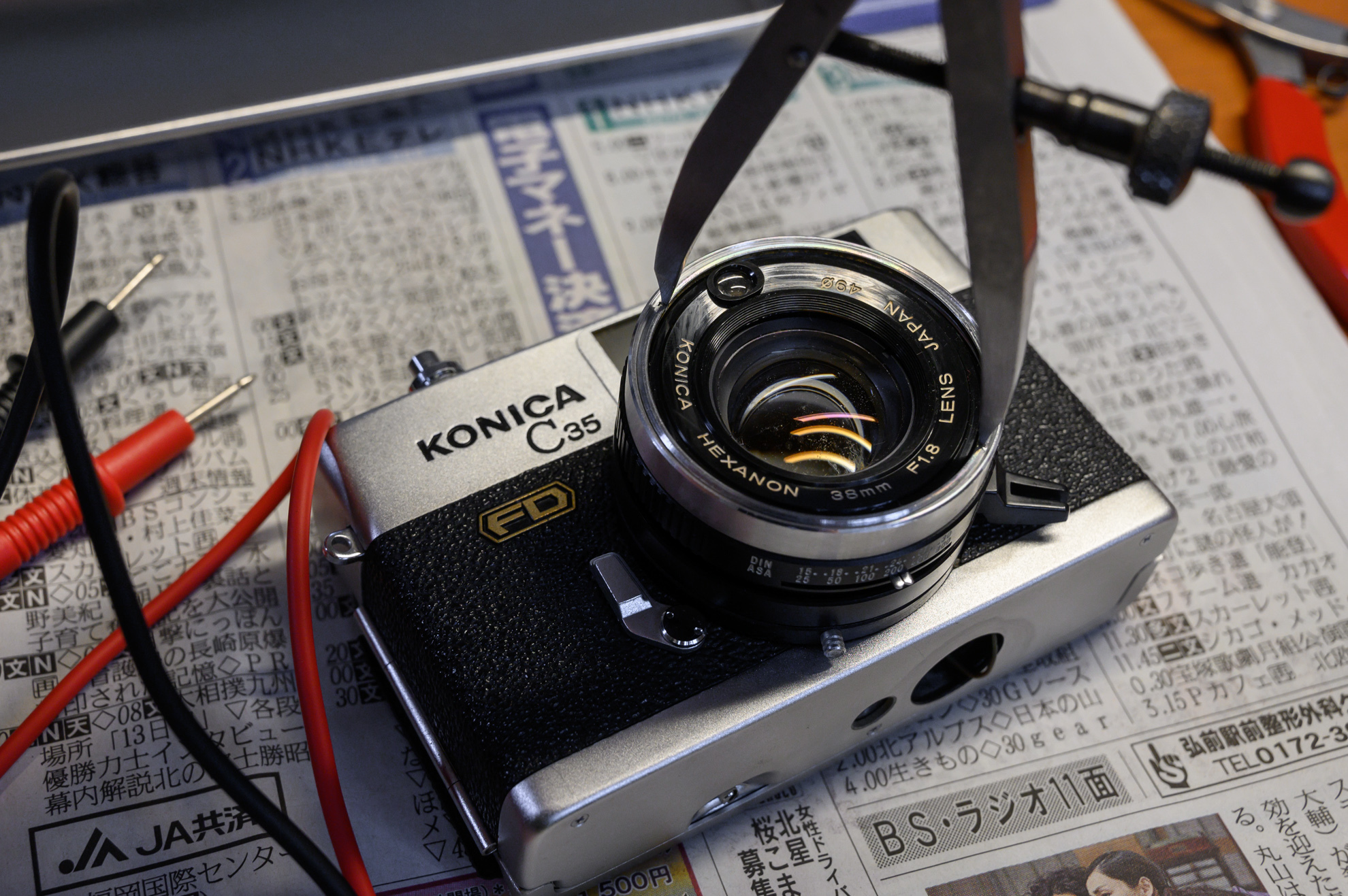 KONICA C35 FD ◇レビュー 修理・メンテナンス編◇ | デジタル試しうち