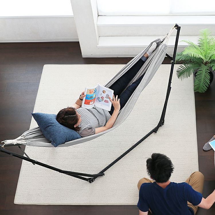 大人気 組立簡単 シフラス 2WAY 自立式ポータブルハンモック 室内