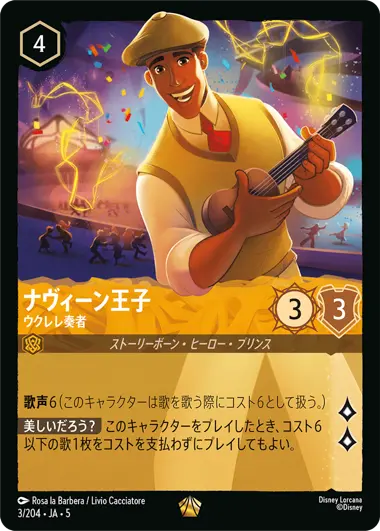 ナヴィーン王子 - ウクレレ奏者 - ディズニーロルカナ日本語まとめ