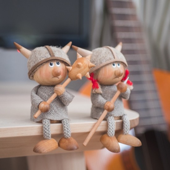 北欧の木工品】北欧といえばバイキング！スウェーデンから届く愛らしい
