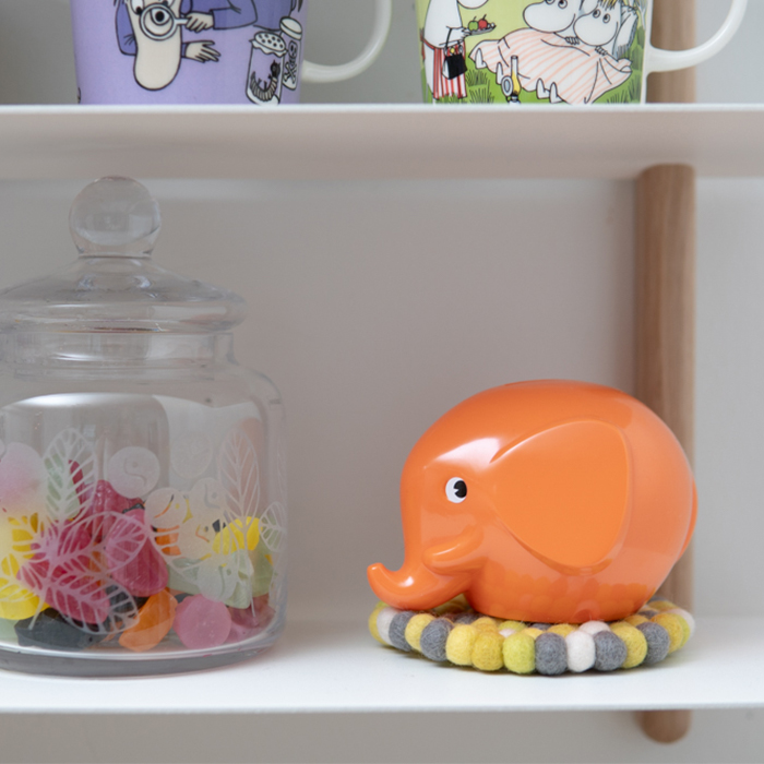 フィンランド発の貯金箱、Norsu/Fanttiエレファントバンク8色 by PALASET