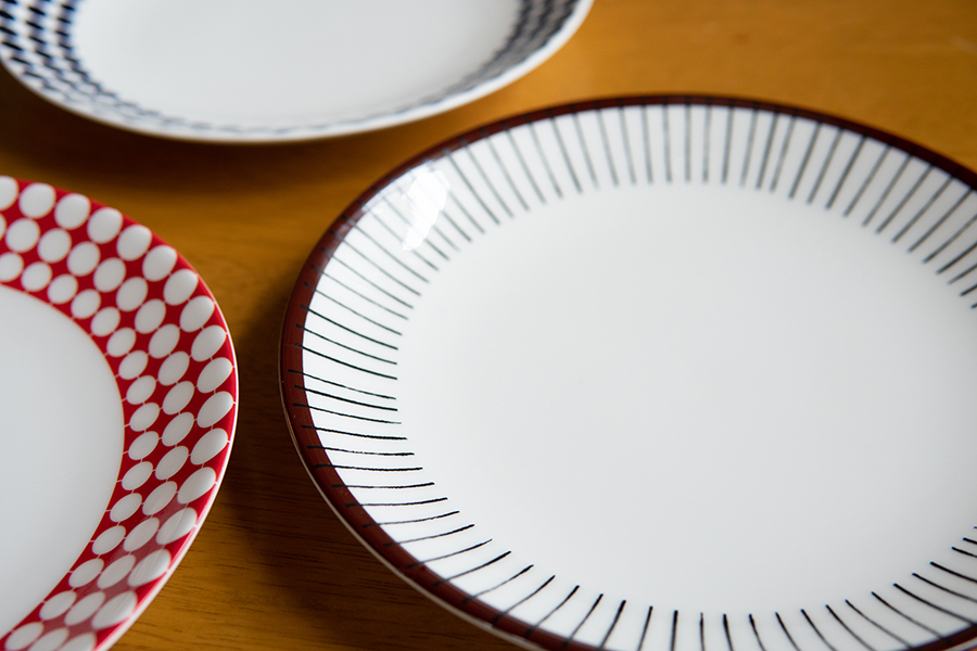 北欧ミッドセンチュリーのプレート「Adam」「Eva」「Ribb」、スティグ