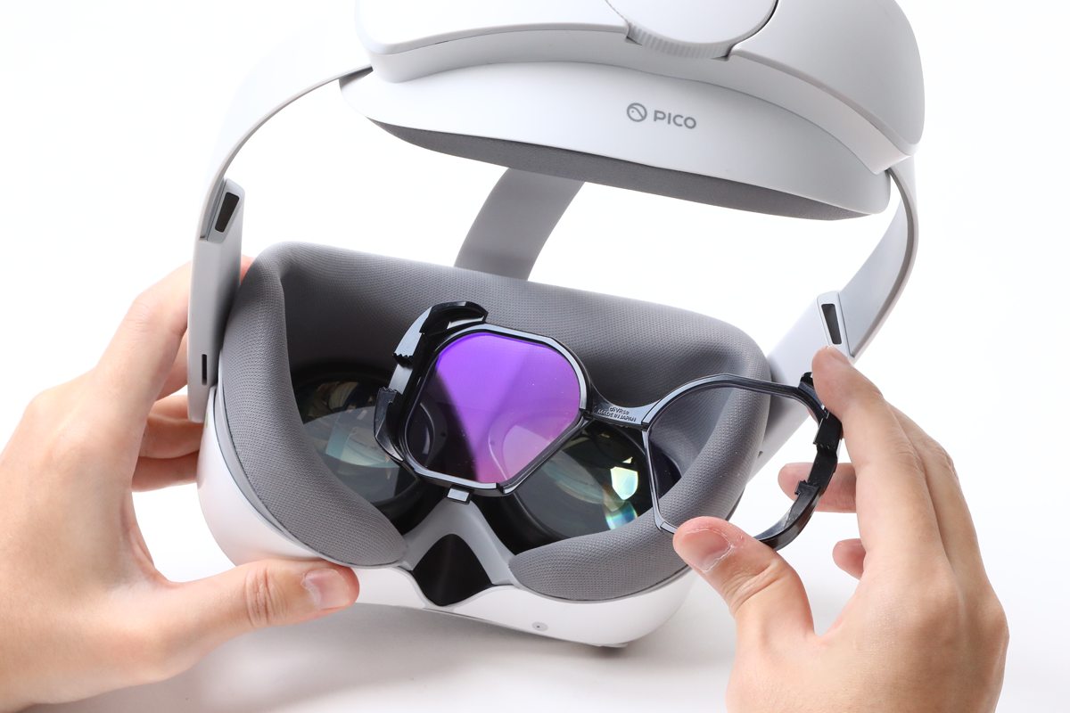 VR専用メガネ「VRsatile/ヴァーサタイル」Meta Quest2、PICO4 Ultra