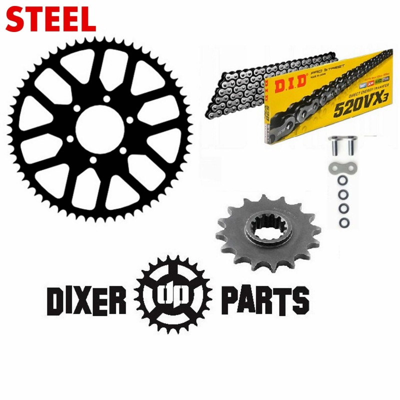 Chain Drive Kit 15/55 + DID Chain 520 VX3 – Kawasaki ZX6-R 636