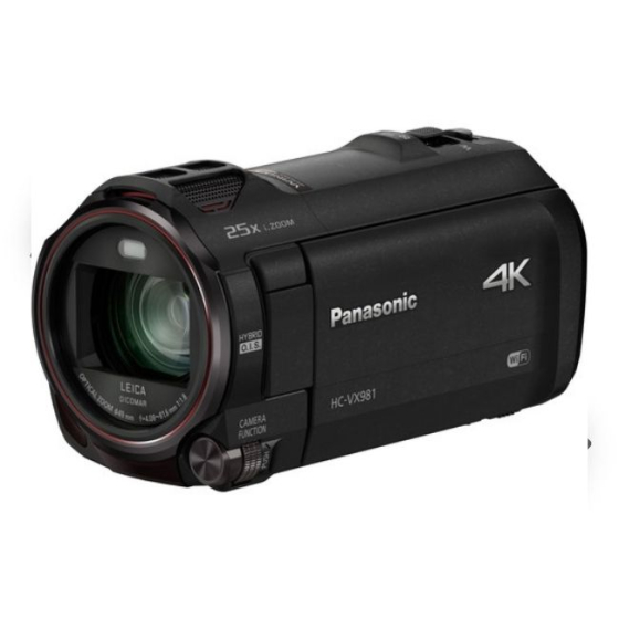 Dodd Camera - PANASONIC HC-VX981K 4K UHD Camcorder