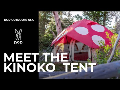 Kinoko Mushroom Camping Tent for Adults| DOD Outdoor