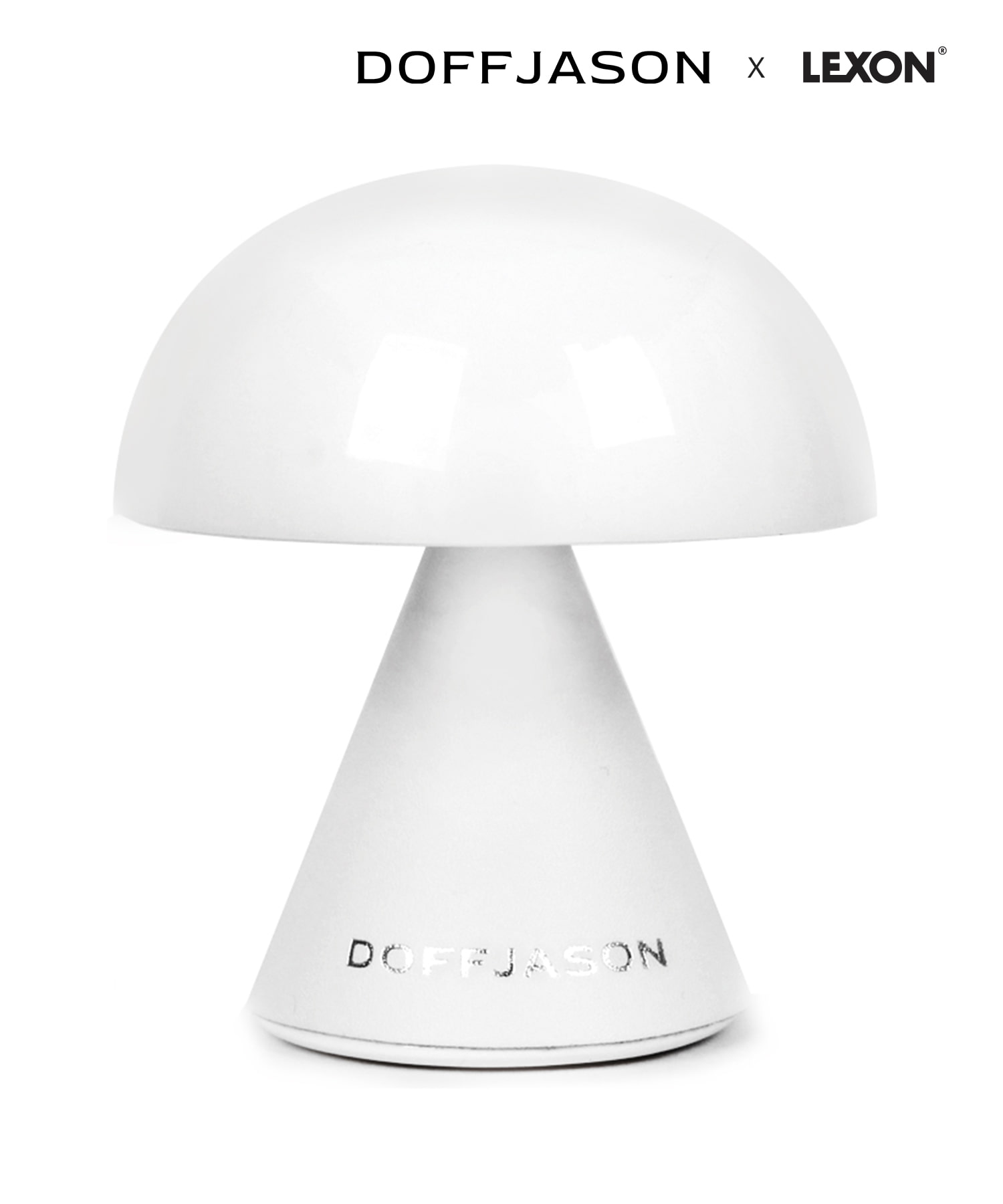 DOFFJASON X LEXON] MINA MUSHROOM LAMP WHITE S - DOFFJASON