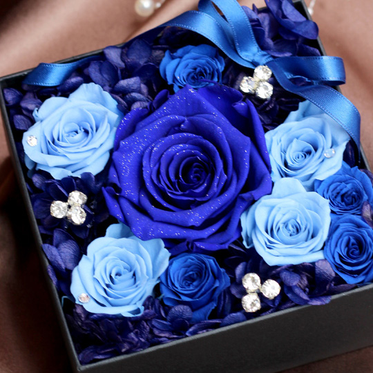 プリザーブドフラワーのボックスフラワー｜大阪の専門店フルールドゥ