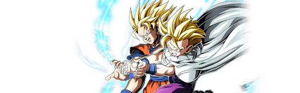 ドッカンバトル】『宇宙を揺るがす一撃』超サイヤ人孫悟空&超サイヤ人