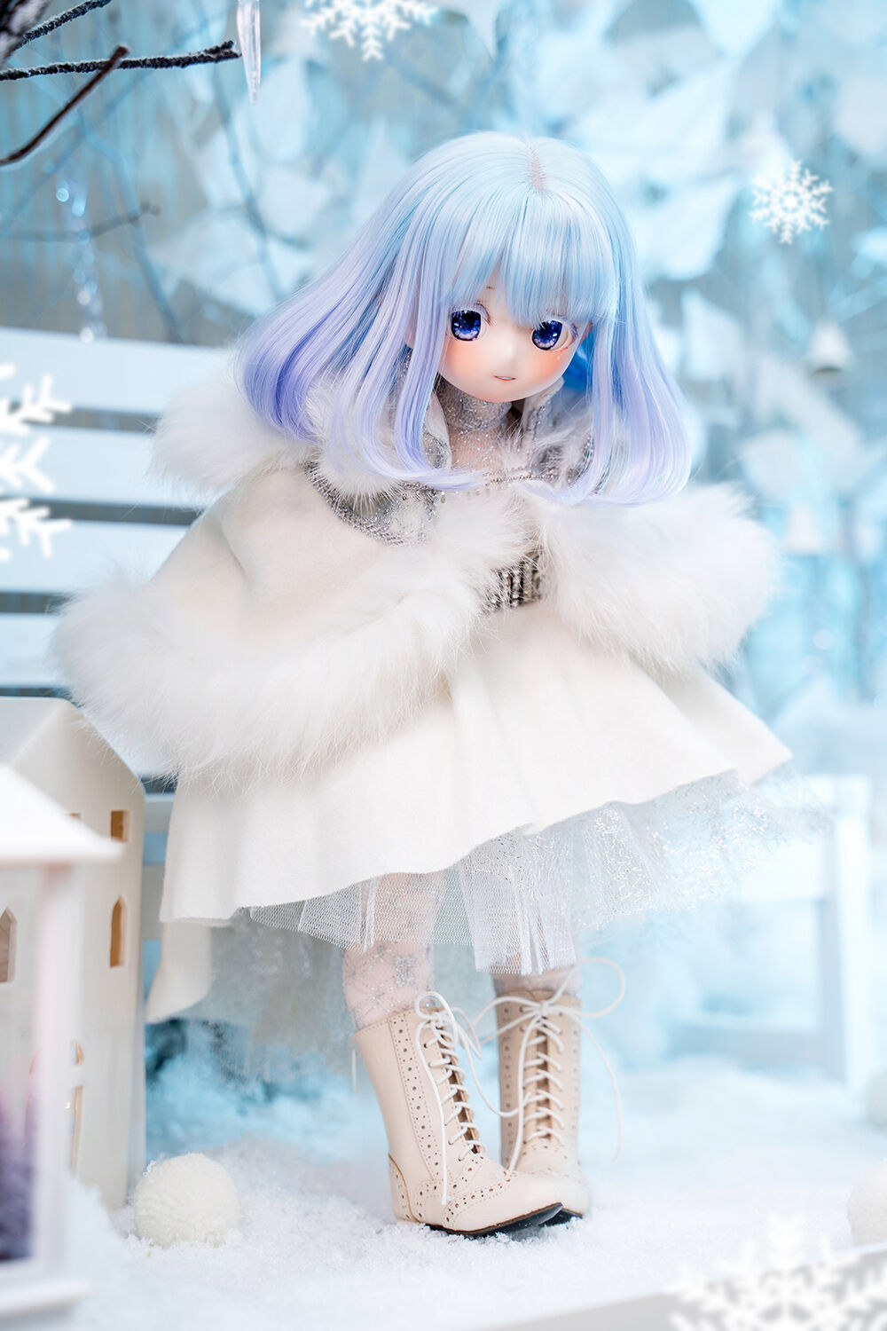 即納】【DOLK×PUYOO DOLL】KUMAKO Snow Queen ver. Limited｜DOLK