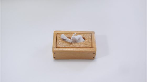 ハートのティッシュボックスの作り方 | ミニチュア世界をつくる