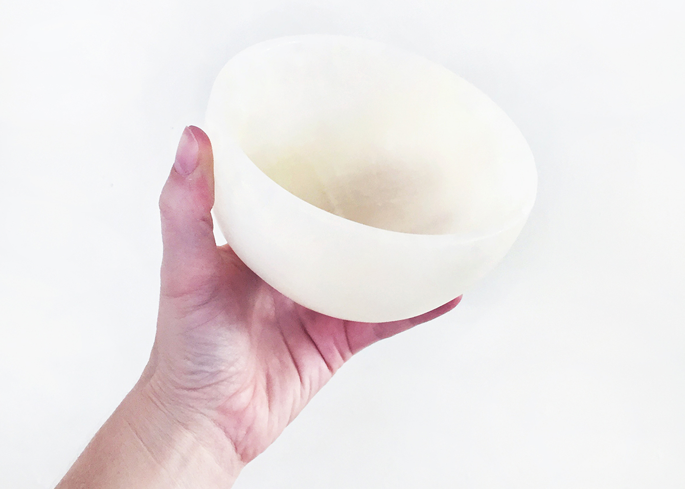 Handmade White Onyx Bowl | doinel / ドワネル