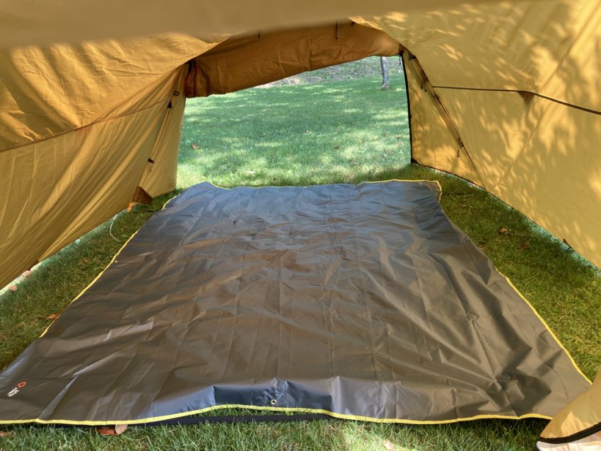 スノーピーク」ヴォールトのグランドシートは高いので代用品を買ったら