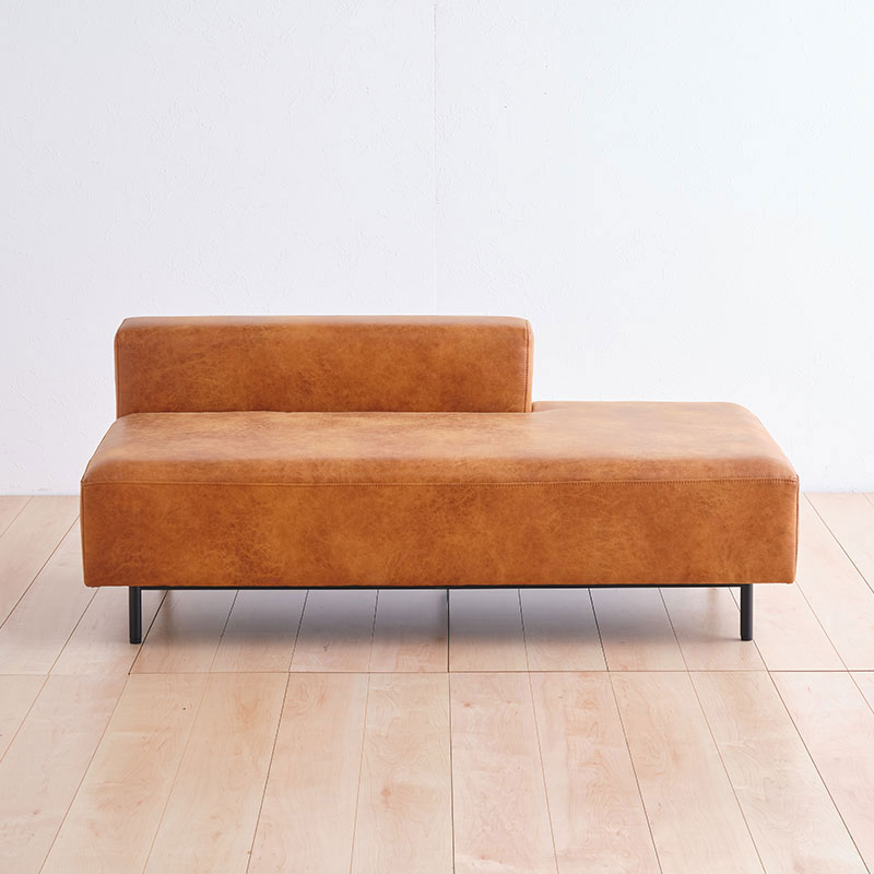 幅140cm］CHISSAベンチ＜人工皮革×鉄脚＞（右背/左背） | DOUBLEDAY