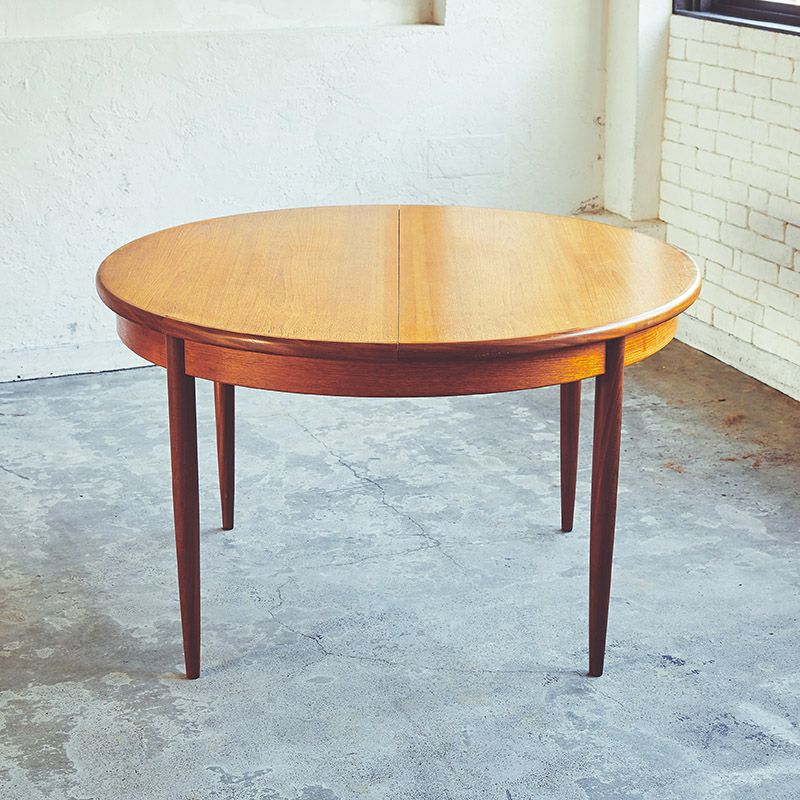 ジープラン ラウンド エクステンション ダイニング テーブル(天板のみ