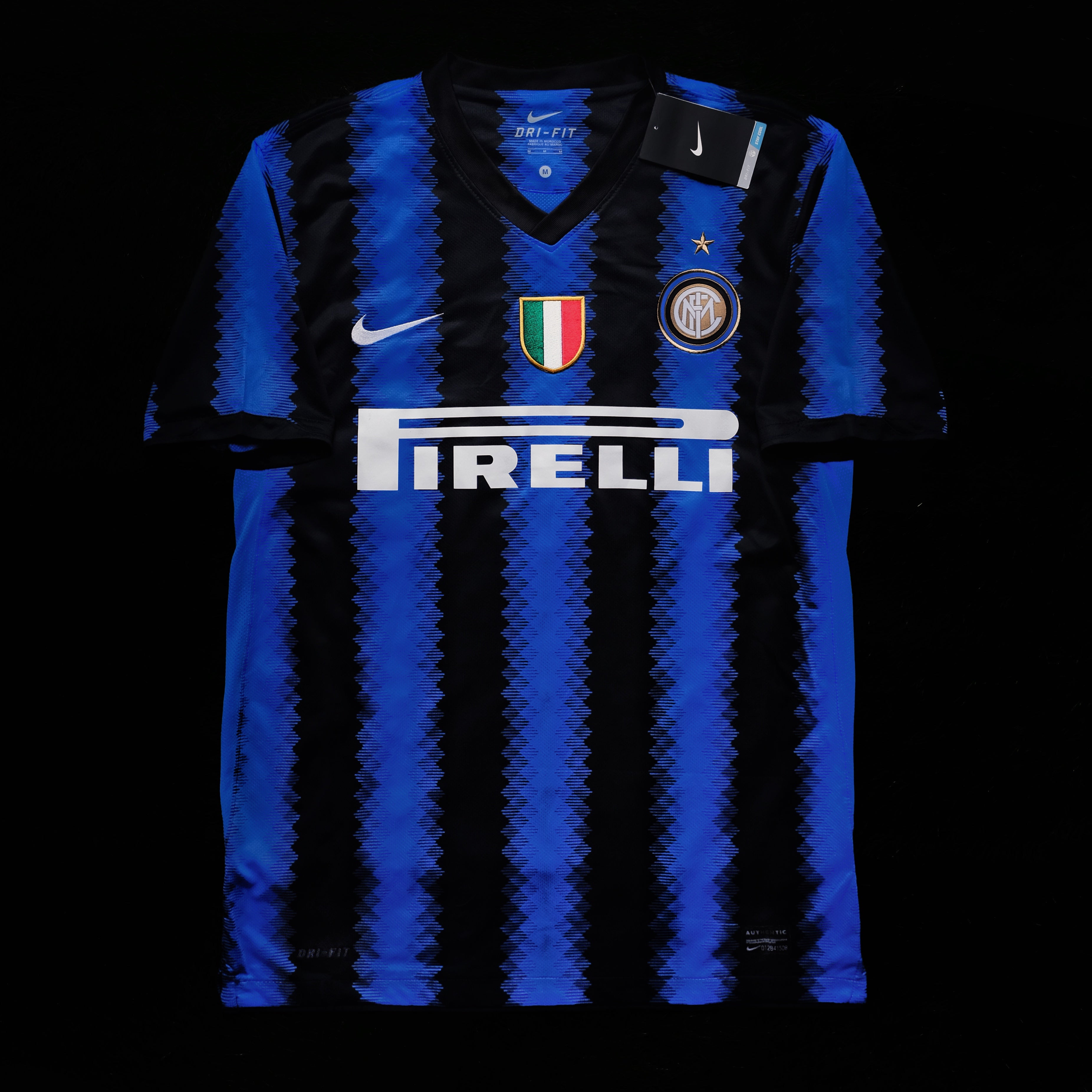 2010/11 Inter Milan #55 NAGATOMO Home Jersey (M) – Double Kick