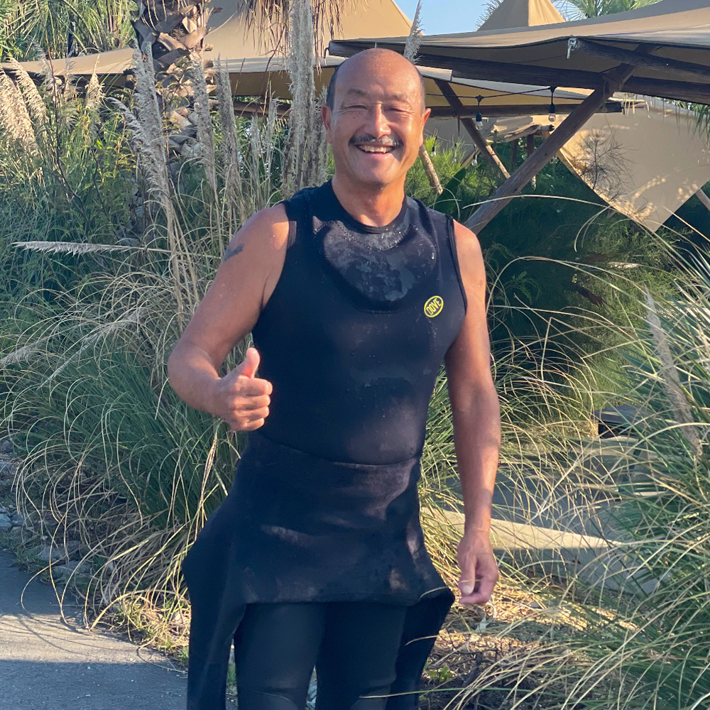 インパクトスーツ・ジップレス・ベスト（1mm）MENS [国産高級ウェット