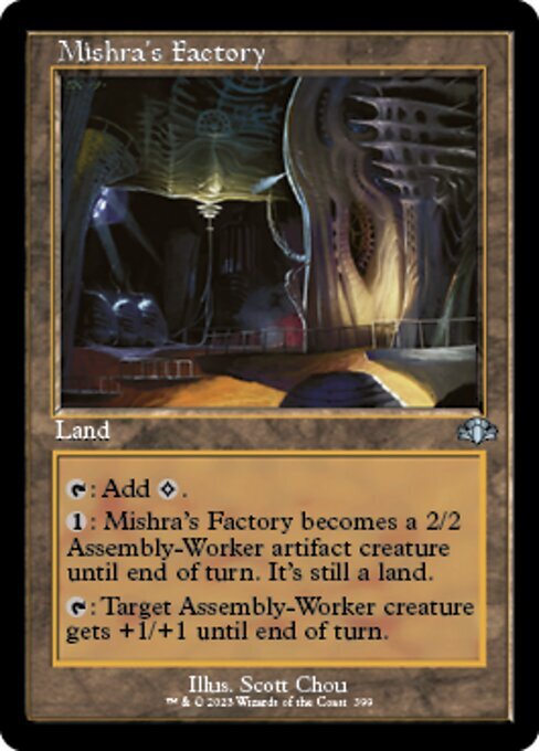 DMR)Mishra's Factory(399)(旧枠)(F)/ミシュラの工廠 | (FOIL)コモン