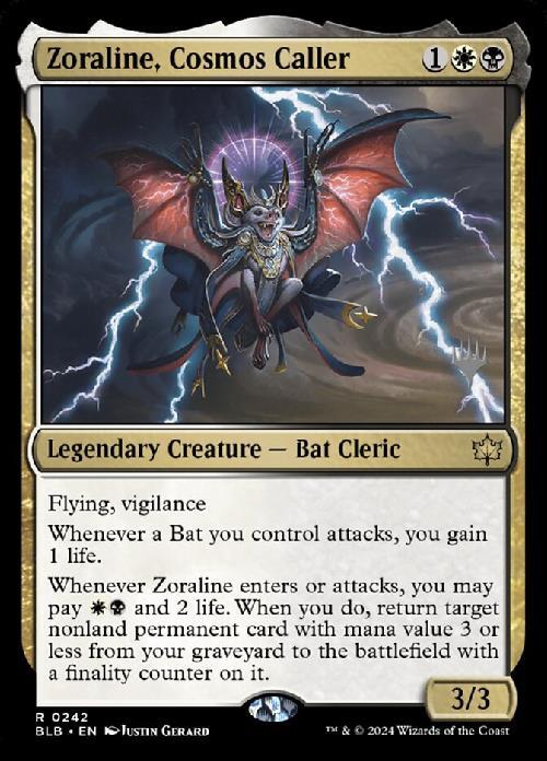 MTG BLB 星界を呼ぶ者、ゾラリーネ 英語版 レイズド FOIL BLB)Zoraline