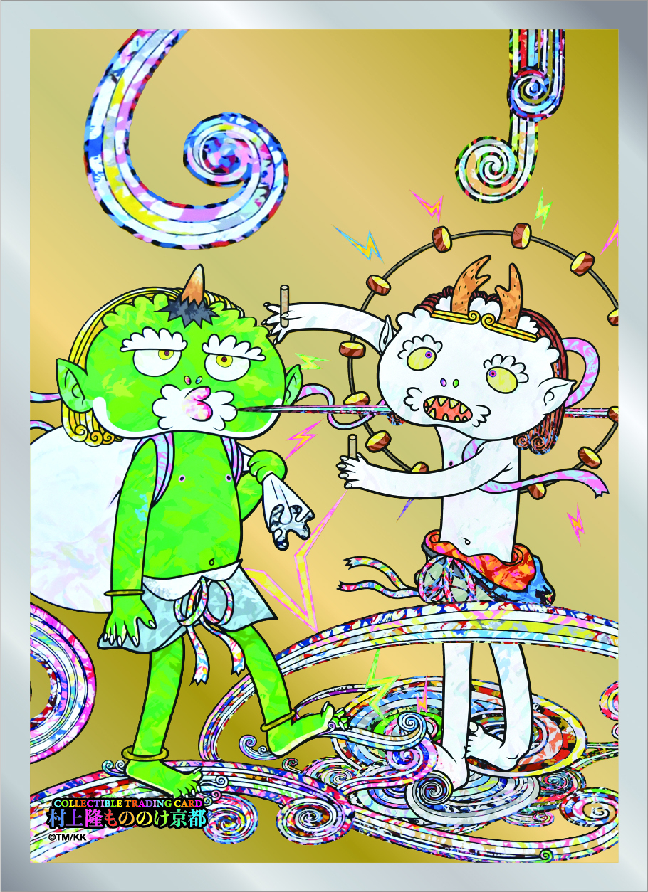 通販新品】村上隆 もののけ 京都 トレカスリーブ（風神雷神図