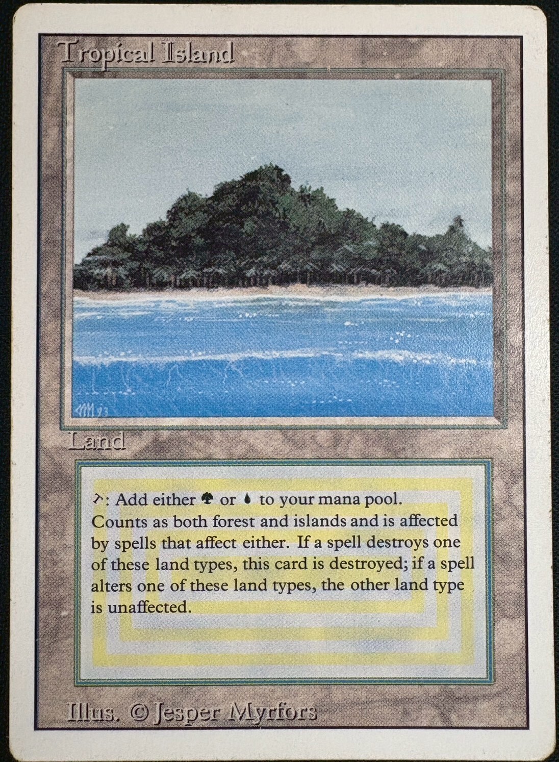 3ED)Tropical Island(inked)(MP)(EN)/(未訳) | 未登録 | ドラゴン