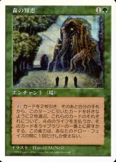 5ED)森の知恵(97年)/SYLVAN LIBRARY | 神話レア・レア | ドラゴン