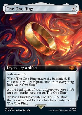 LTR)The One Ring(0791)(拡張枠)(サージ)(F)/一つの指輪 | (FOIL)神話