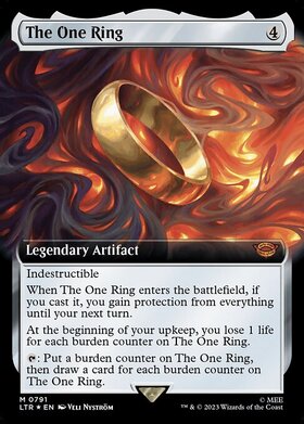 LTR)The One Ring(0791)(拡張枠)(サージ)(F)/一つの指輪 | (FOIL)神話
