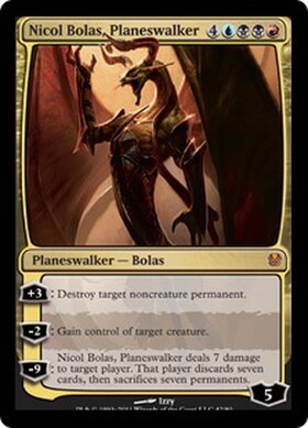 CON)Nicol Bolas Planeswalker(F)/プレインズウォーカー、ニコル