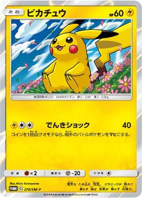 ピカチュウ(276/SM-P) | プロモ | ドラゴンスター | ポケモンカード