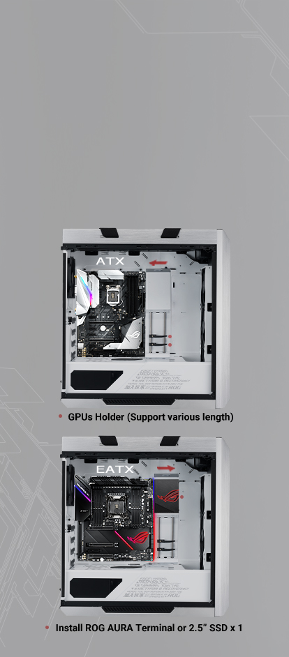 ROG Strix Helios White Edition | Cases | ROG Global