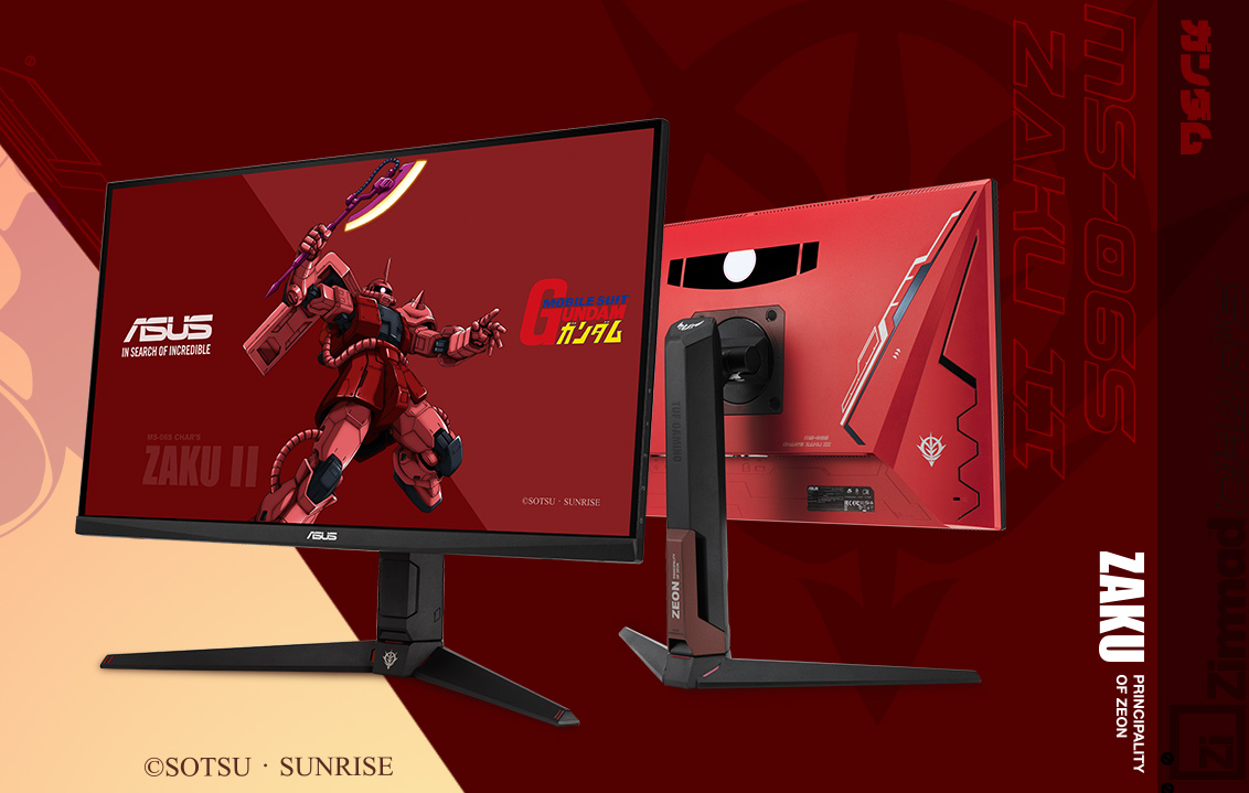 TUF Gaming VG27AQGL1A ZAKU II EDITION｜Monitors｜ASUS USA