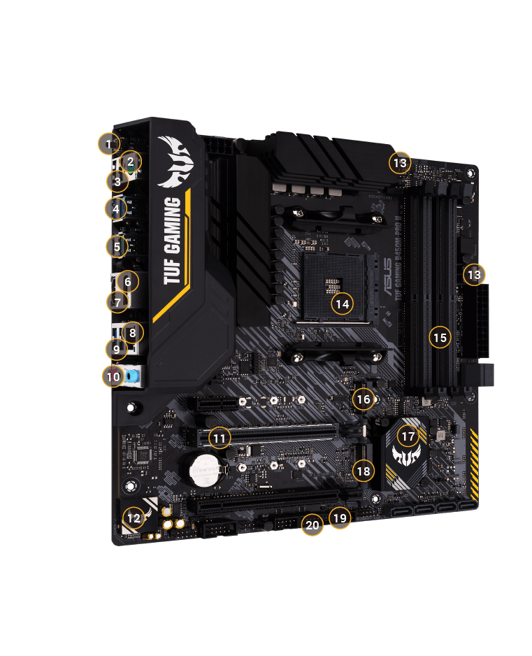 TUF GAMING B450M-PRO II｜Motherboards｜ASUS Global