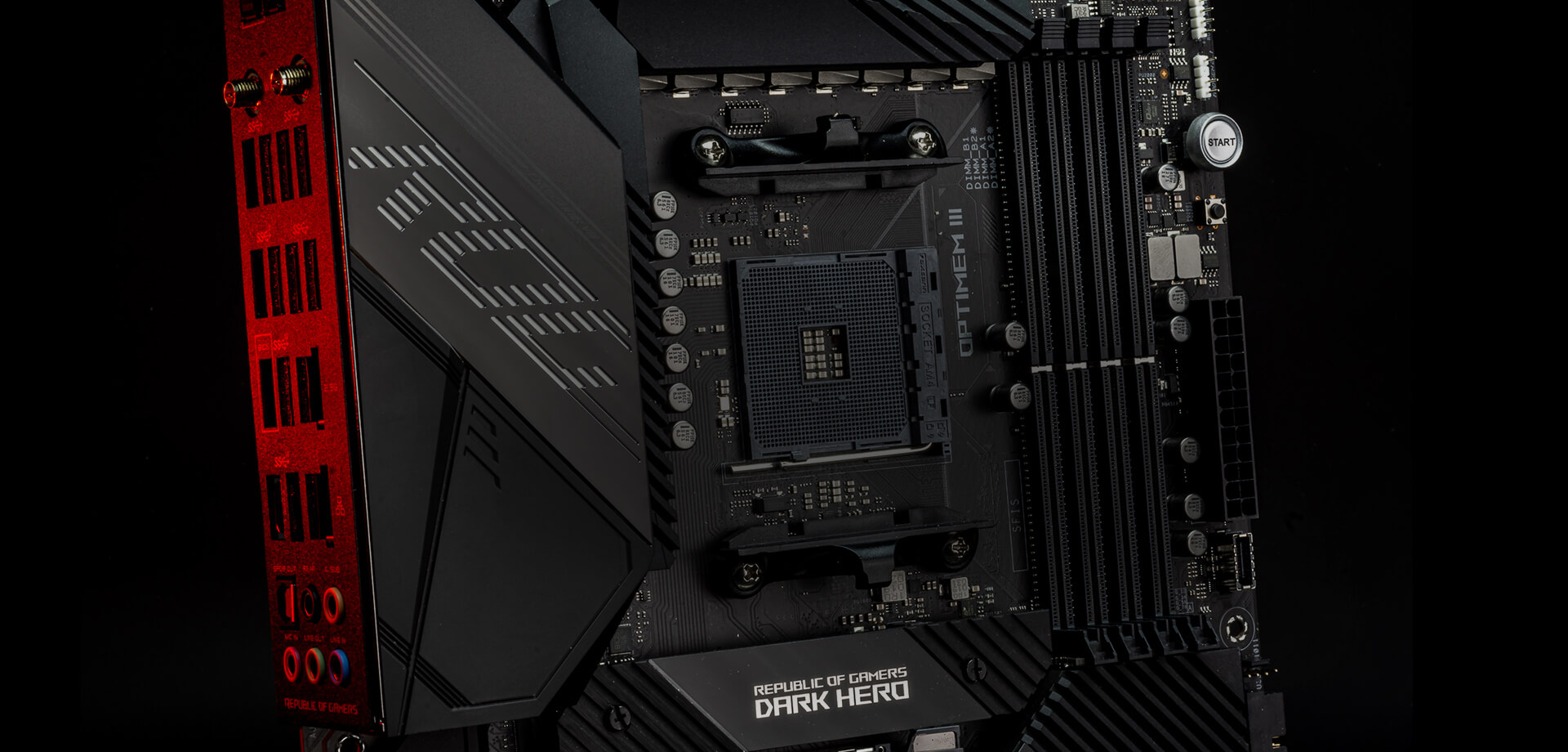ROG Crosshair VIII Dark Hero | ROG Crosshair | Gaming マザーボード