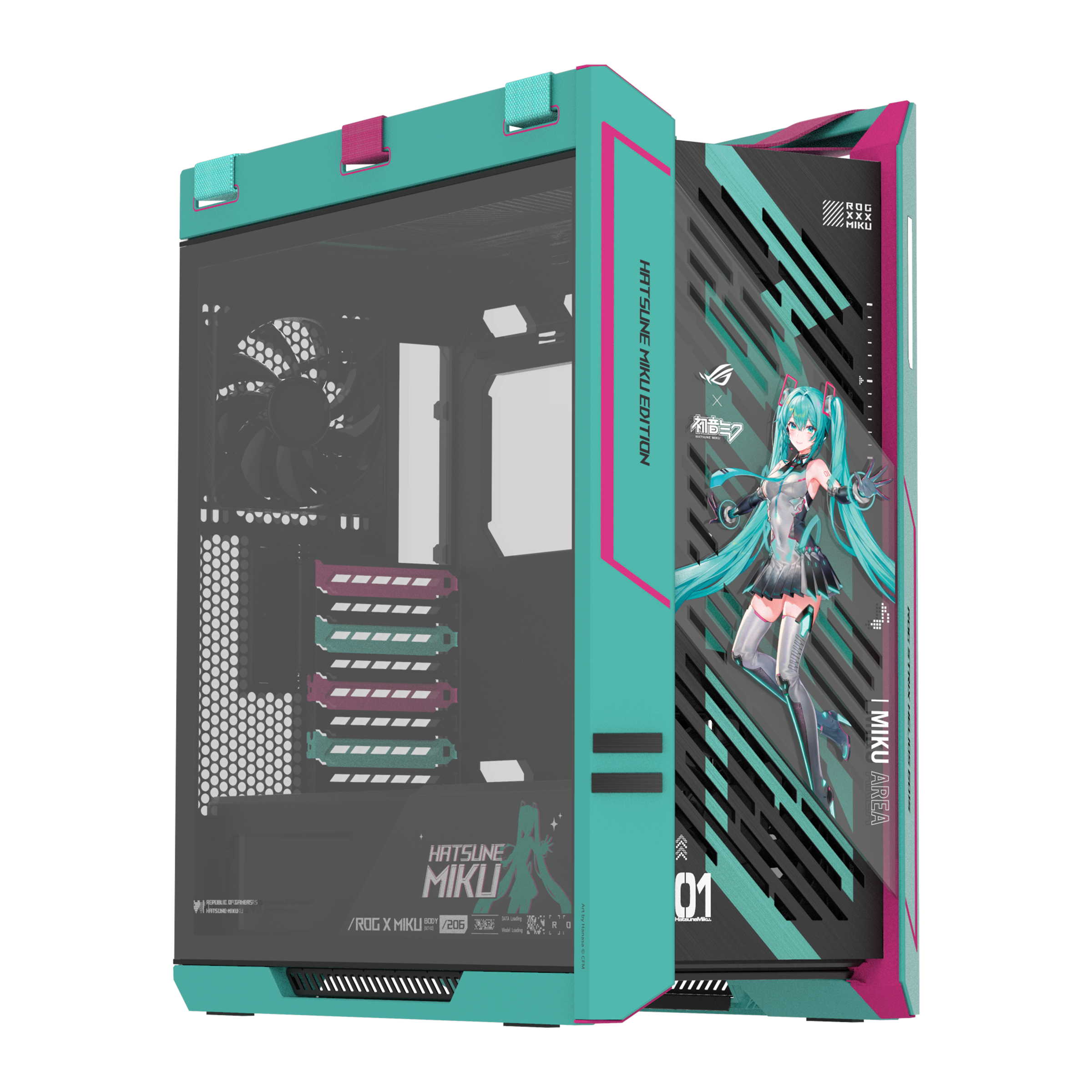ROG Strix Helios II Hatsune Miku Edition | Gaming PCケース｜ROG