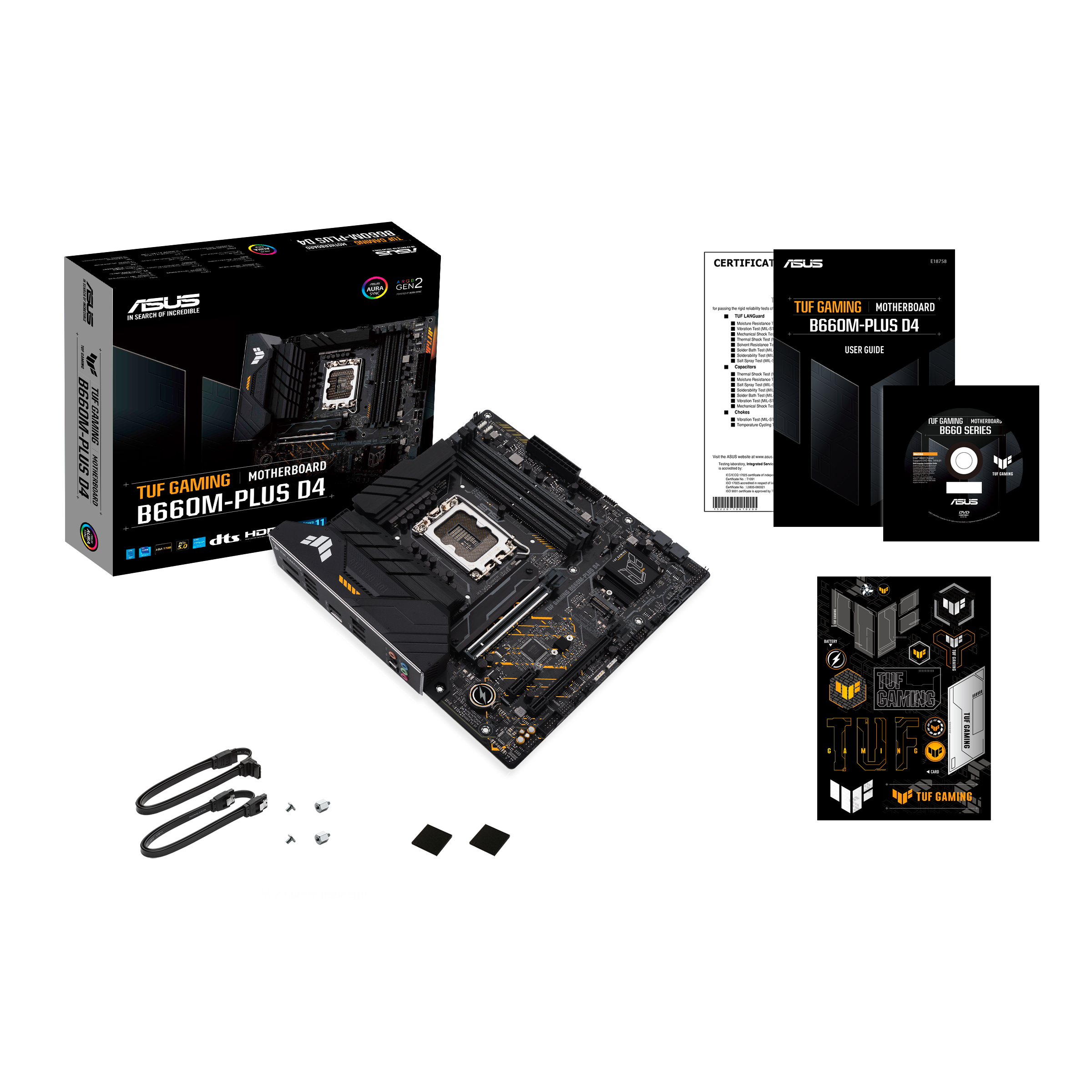 TUF GAMING B660M-PLUS D4｜マザーボード｜ASUS 日本